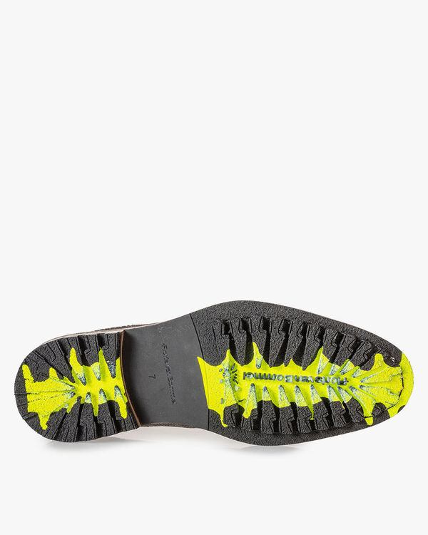 Chelsea boot reptile print dark grey