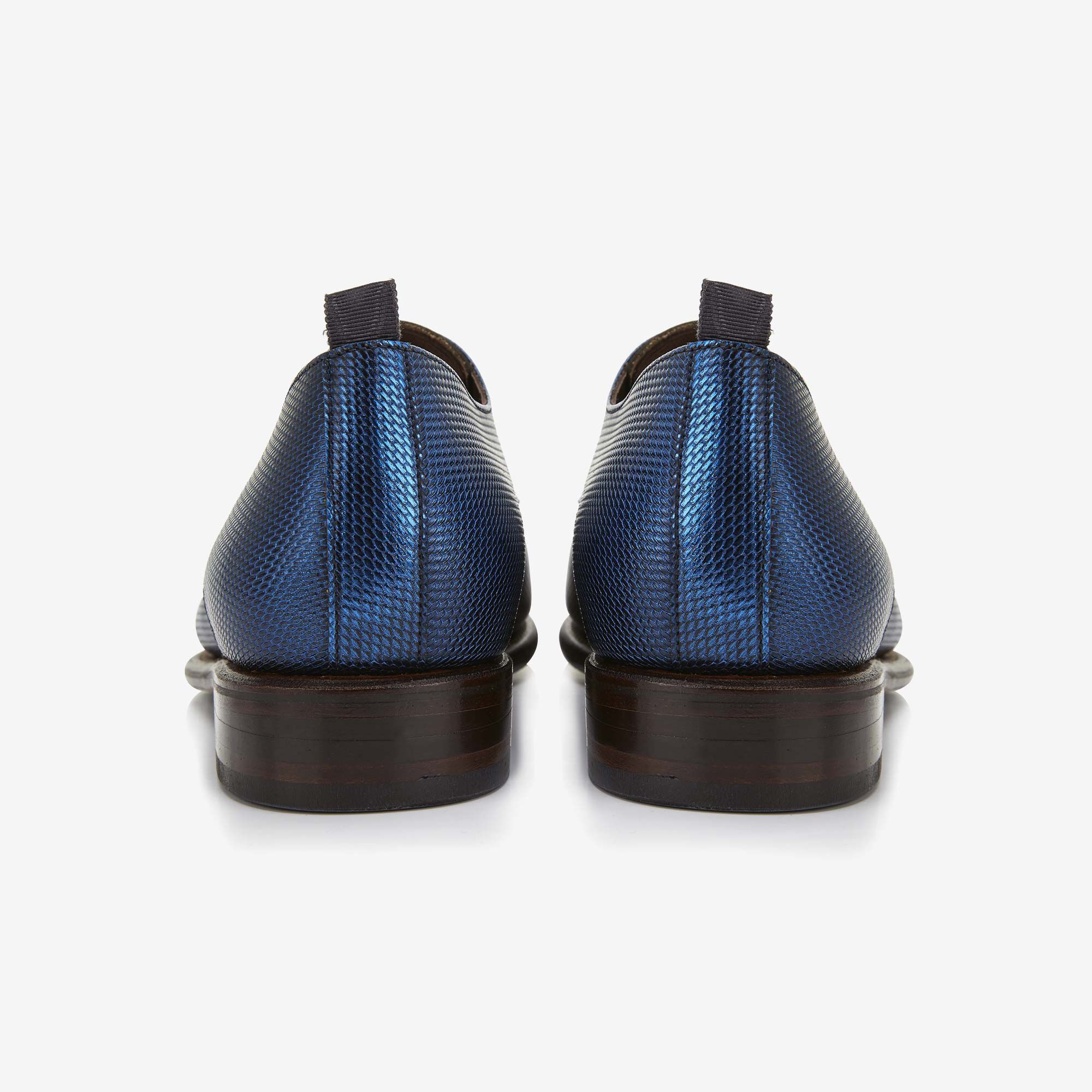 Lace up Shoes Men Floris Van Bommel Dark Blue Crocodile 43 OFF