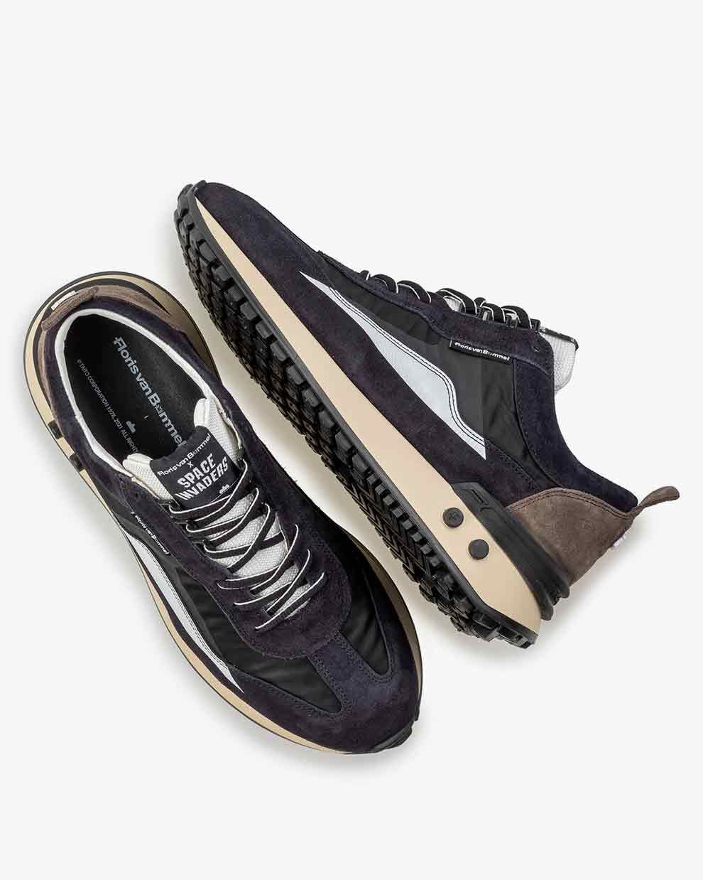 Sneaker space invaders black SFM-10095-10-01 | Floris van Bommel®