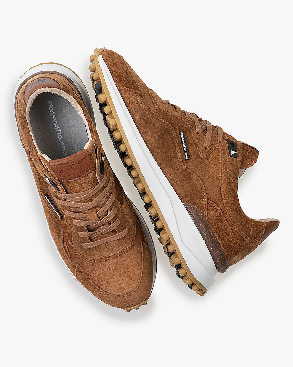 Floris van 2025 bommel sneaker cognac