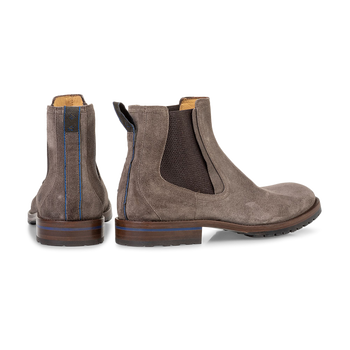 Chelsea boot suede taupe