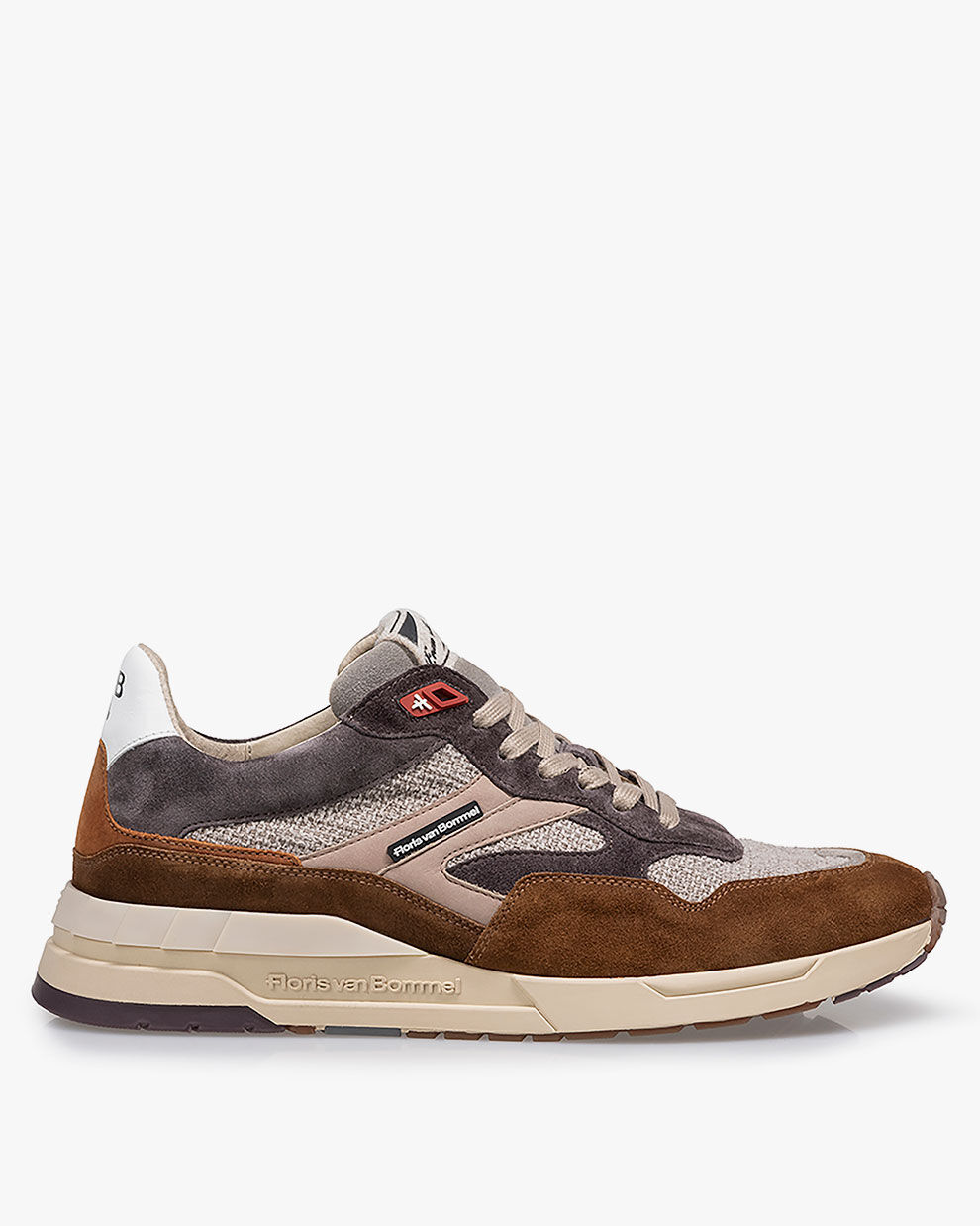 Men s sneakers De Runner 04.00 Cognac Floris van Bommel