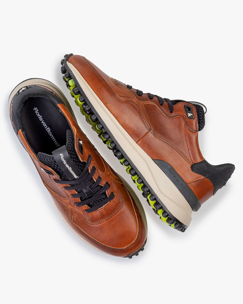 Noppi sneaker leather cognac