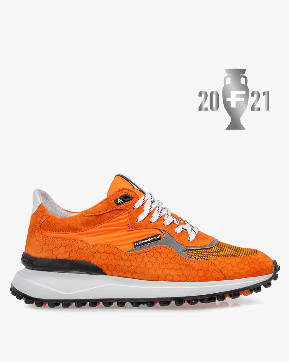 Noppi EK sneaker suede orange Floris van Bommel Official