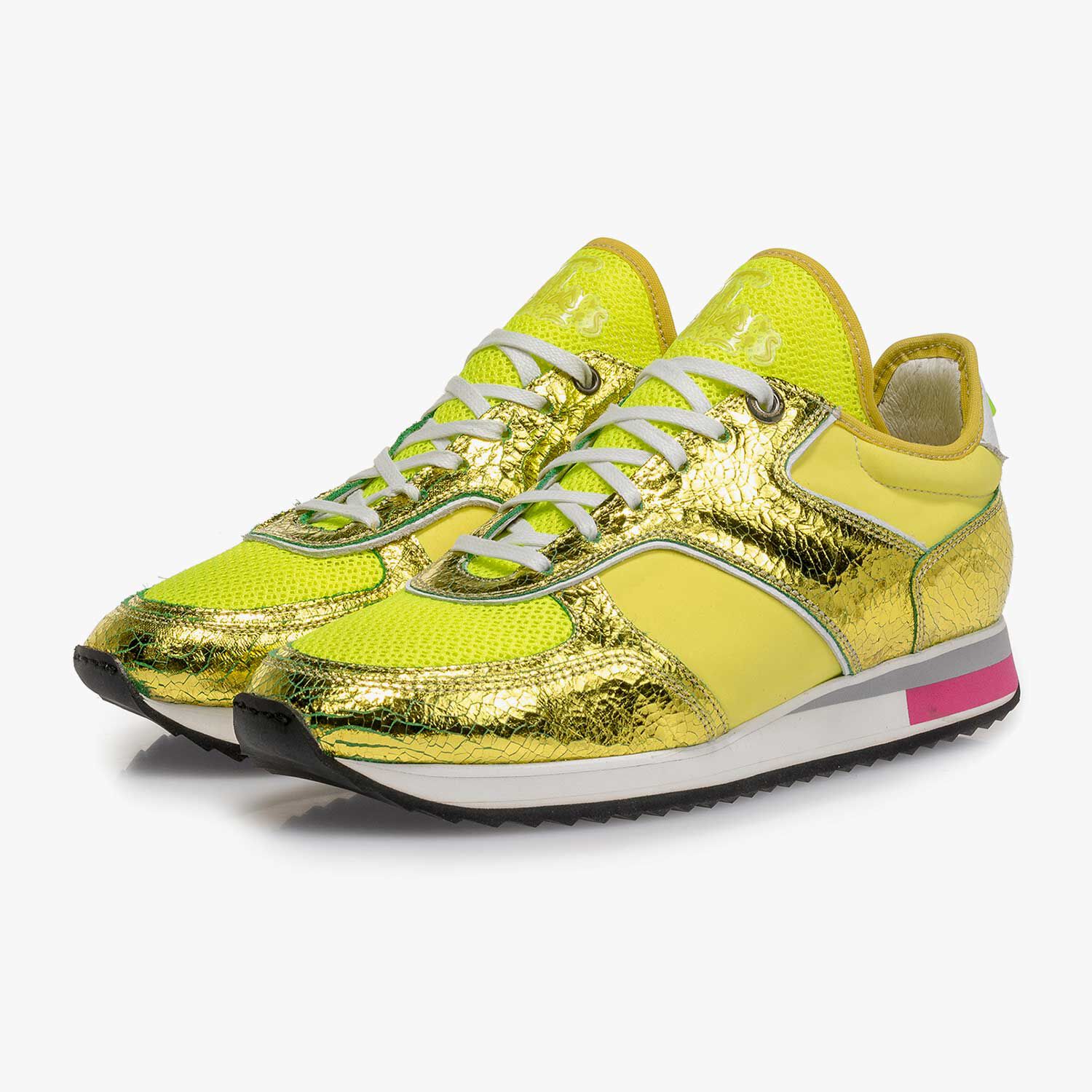 Sneakers okergeel outlet