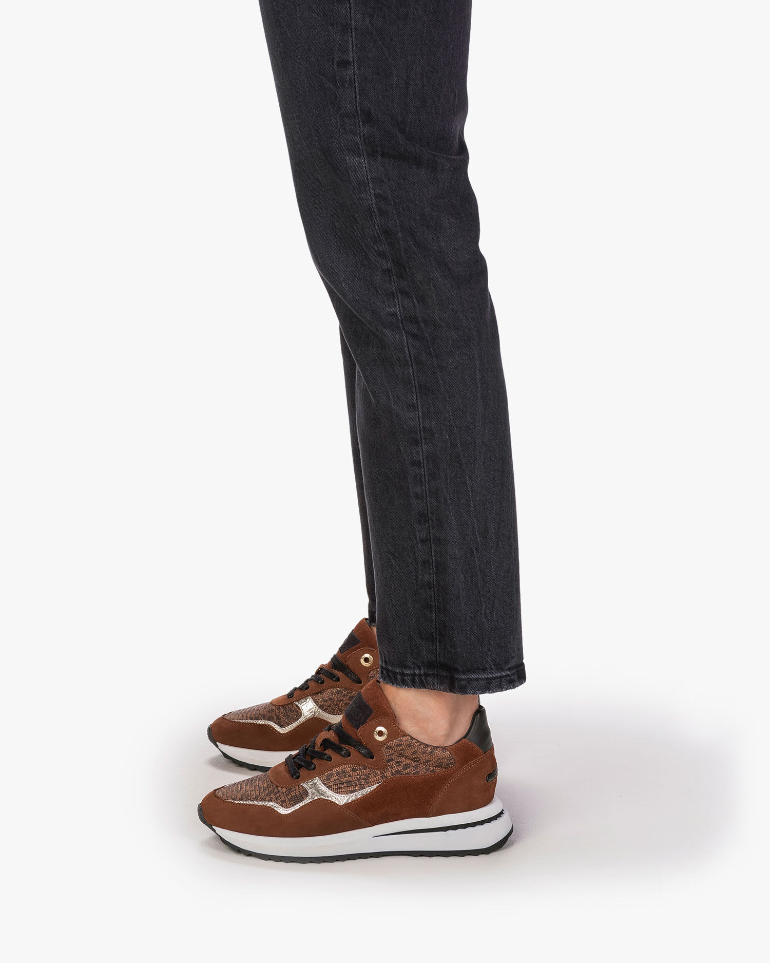 Sneaker women cognac Sumi 01.28 Floris van Bommel Women