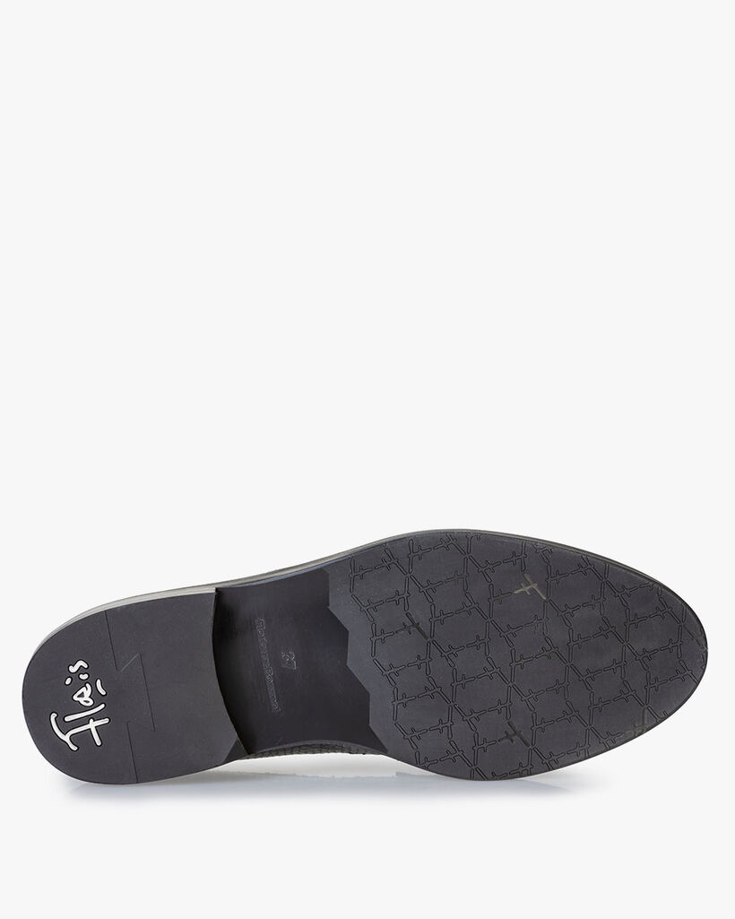 Loafer metallic print blue