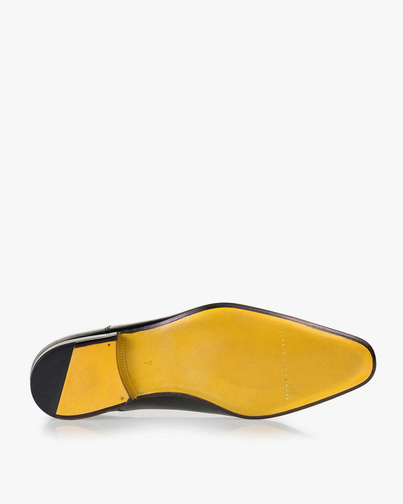 Lace shoe calf leather black