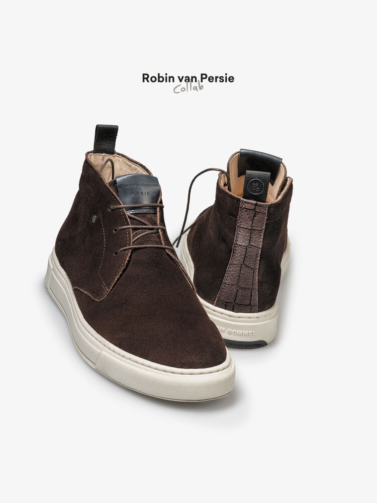 Desert boot suede dark brown