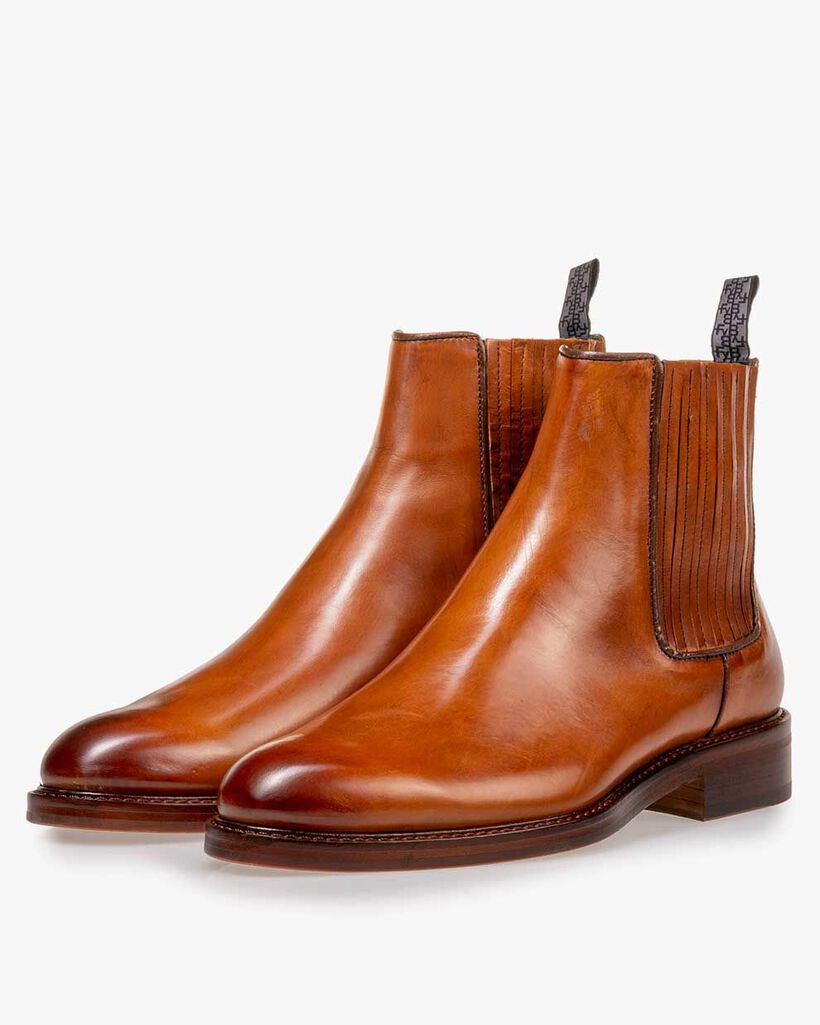 Chelsea boot calf leather cognac SFW-50045-23-01 | Floris Bommel Women®