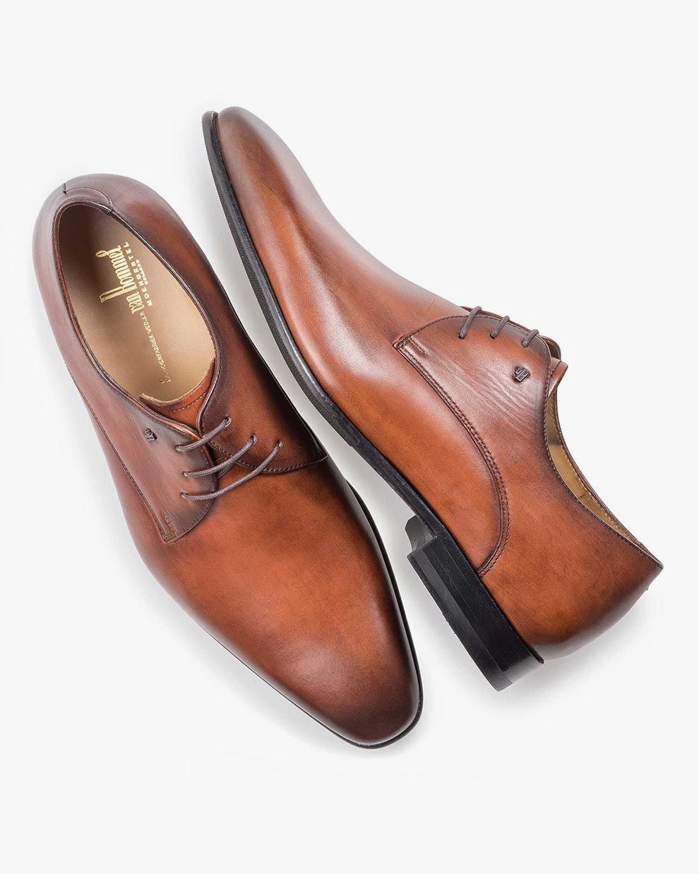 Cognac calf leather shoe SBM-30116-24-01 | Van Bommel Official®