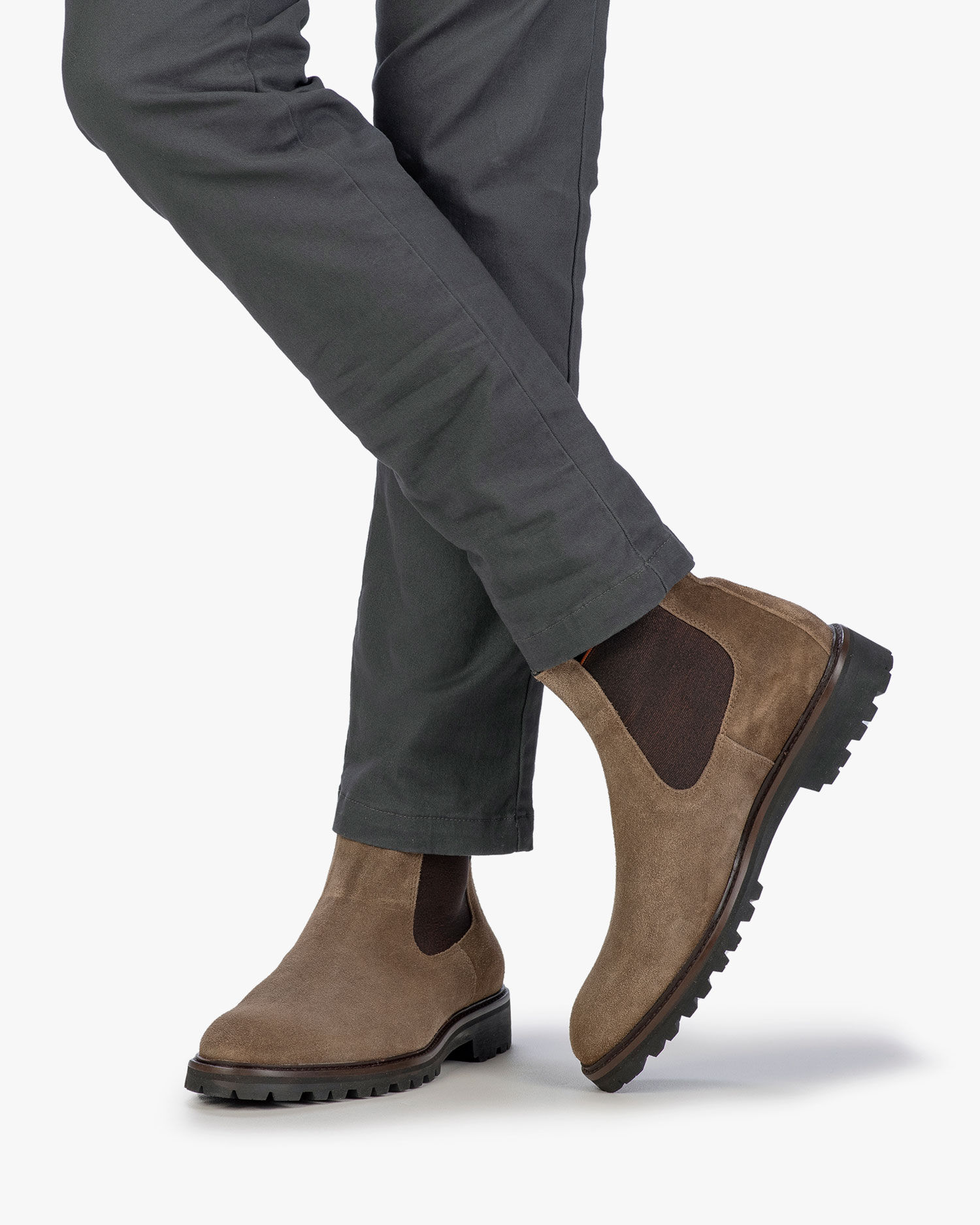 Mens Shoes Boots Formal and smart boots Floris Van Bommel Floris Dressed Multi Suede Multi in Grey for Men 