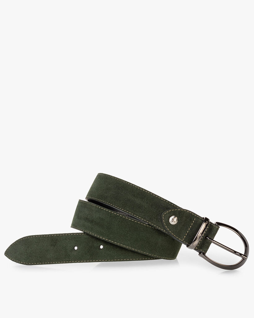 Belt suede green