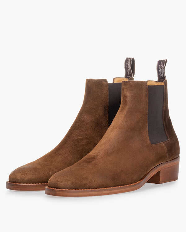Chelsea boot suede cognac