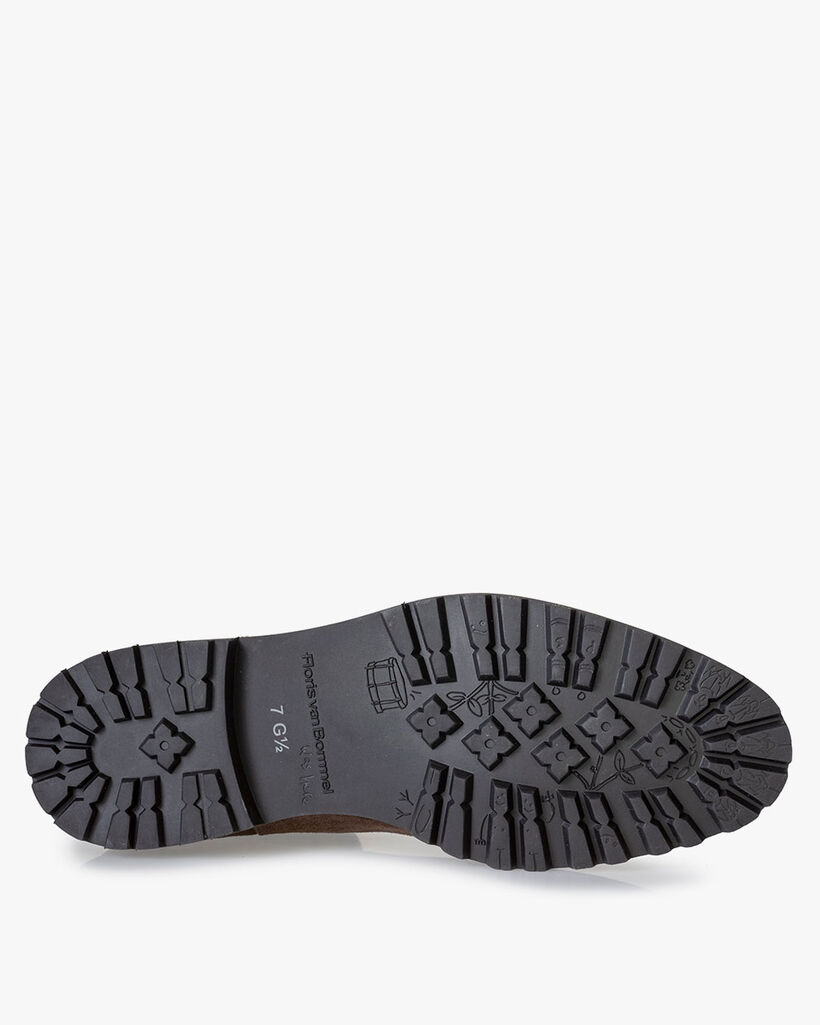 Chelsea boot suede taupe