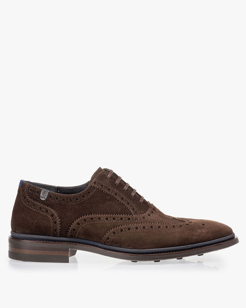 Suede brogue shop