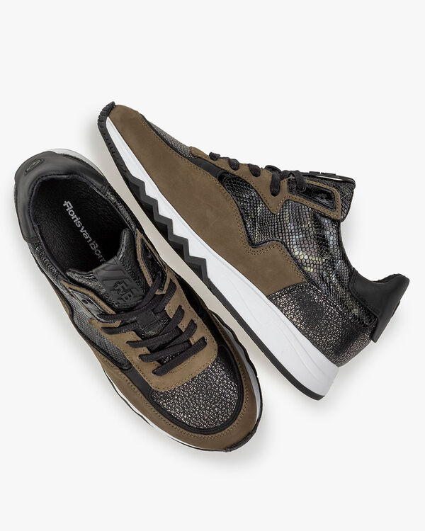 Nineti nubuck leather green