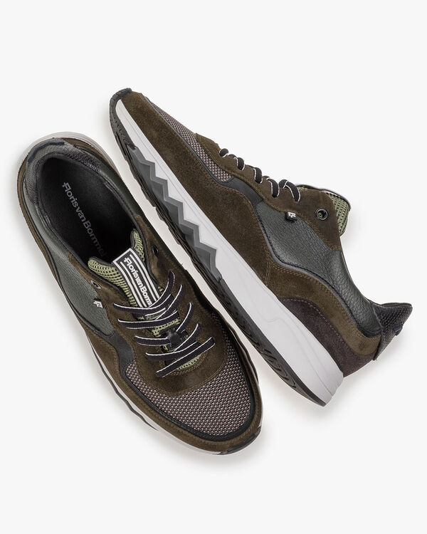 Nineti sneaker dark green
