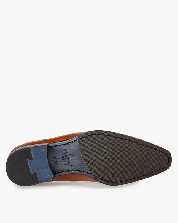 Leather Chelsea boot dark cognac