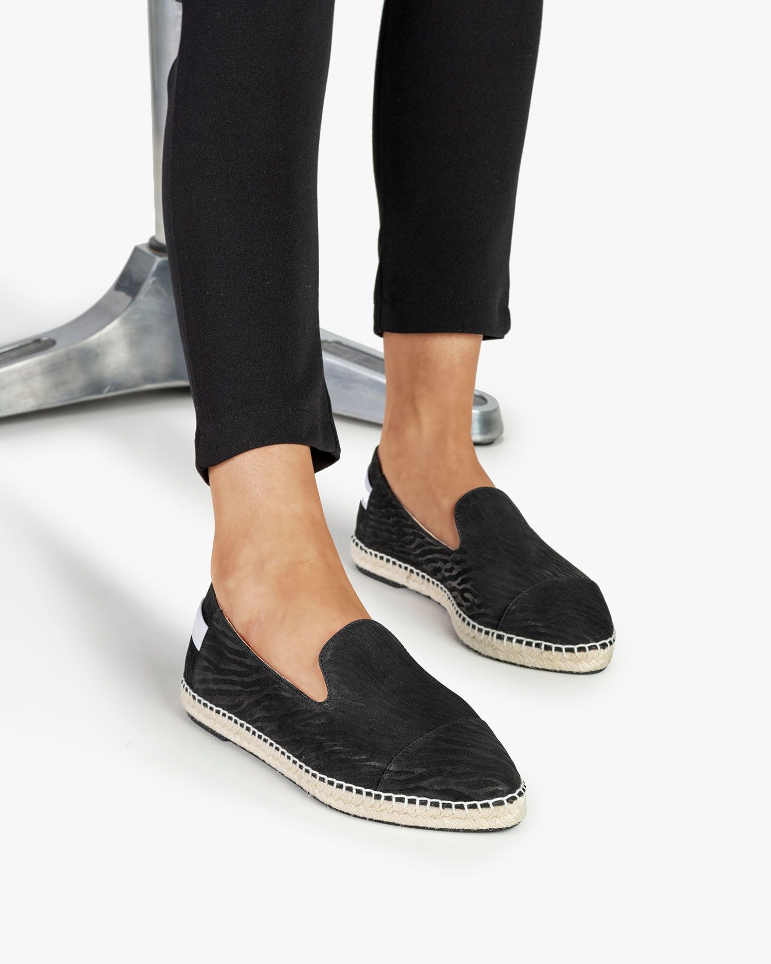 Espadrille printed leather blue Floris van Bommel Women