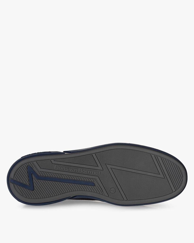 Sneaker leather dark blue