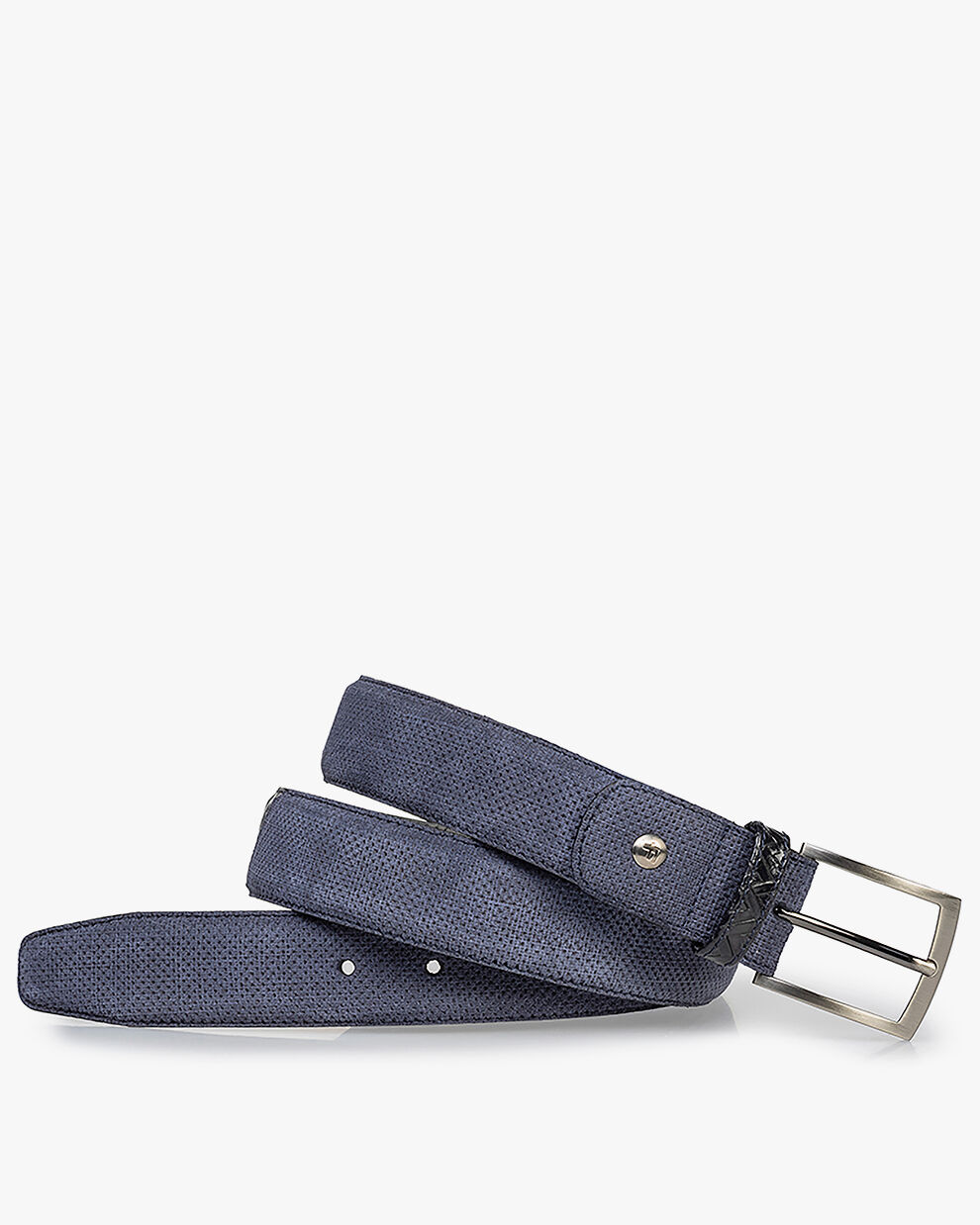 Men s belts De Belter 24.36 Blue Floris van Bommel