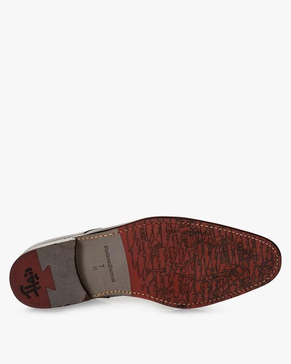 Lace boot calf leather black