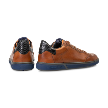 Sneaker calf leather cognac