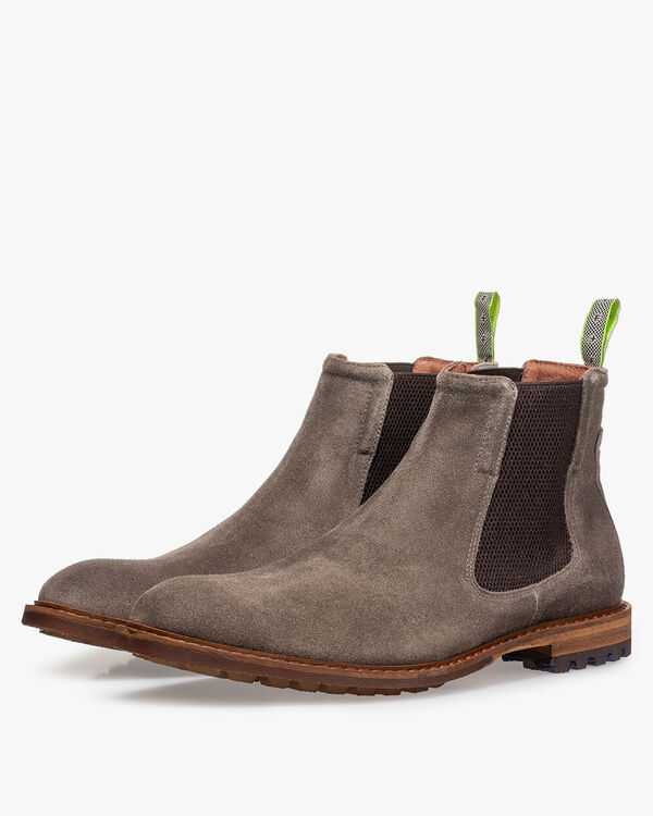 Chelsea boot suede dark grey