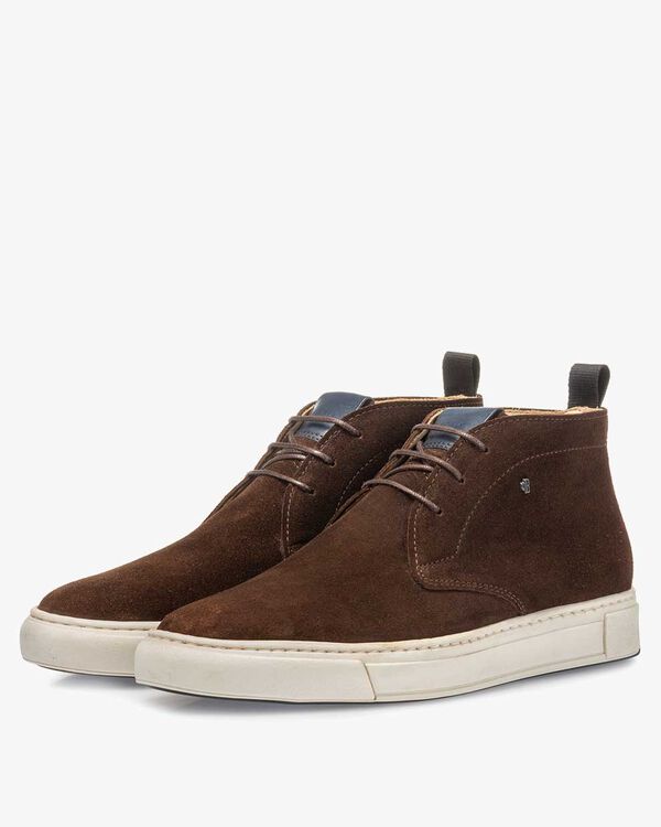 Desert boot suede dark brown