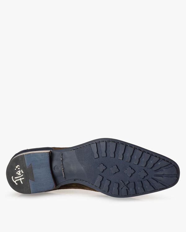 Lace boot suede green