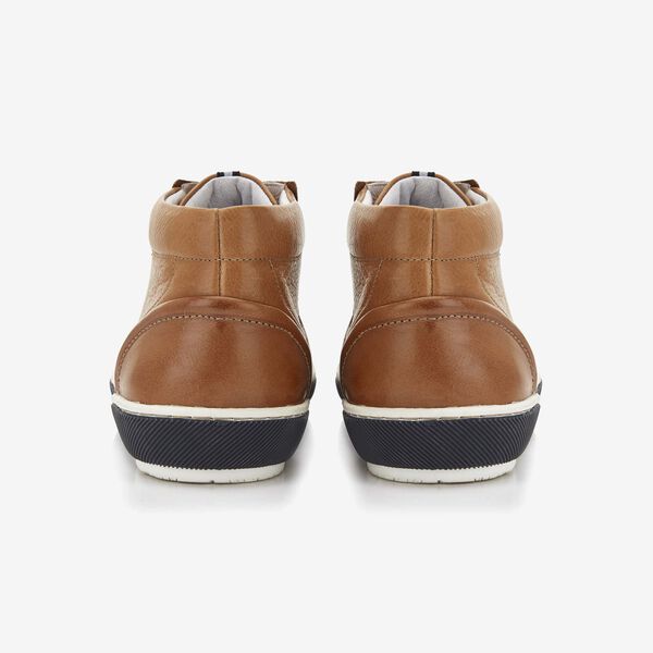 Floris van Bommel cognac leather men's lace-up boot
