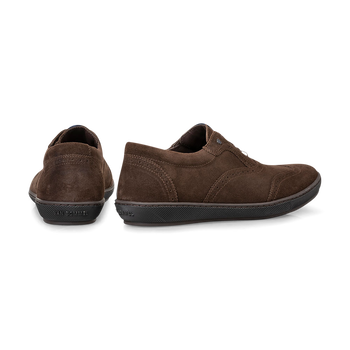 Sneaker suede dark brown