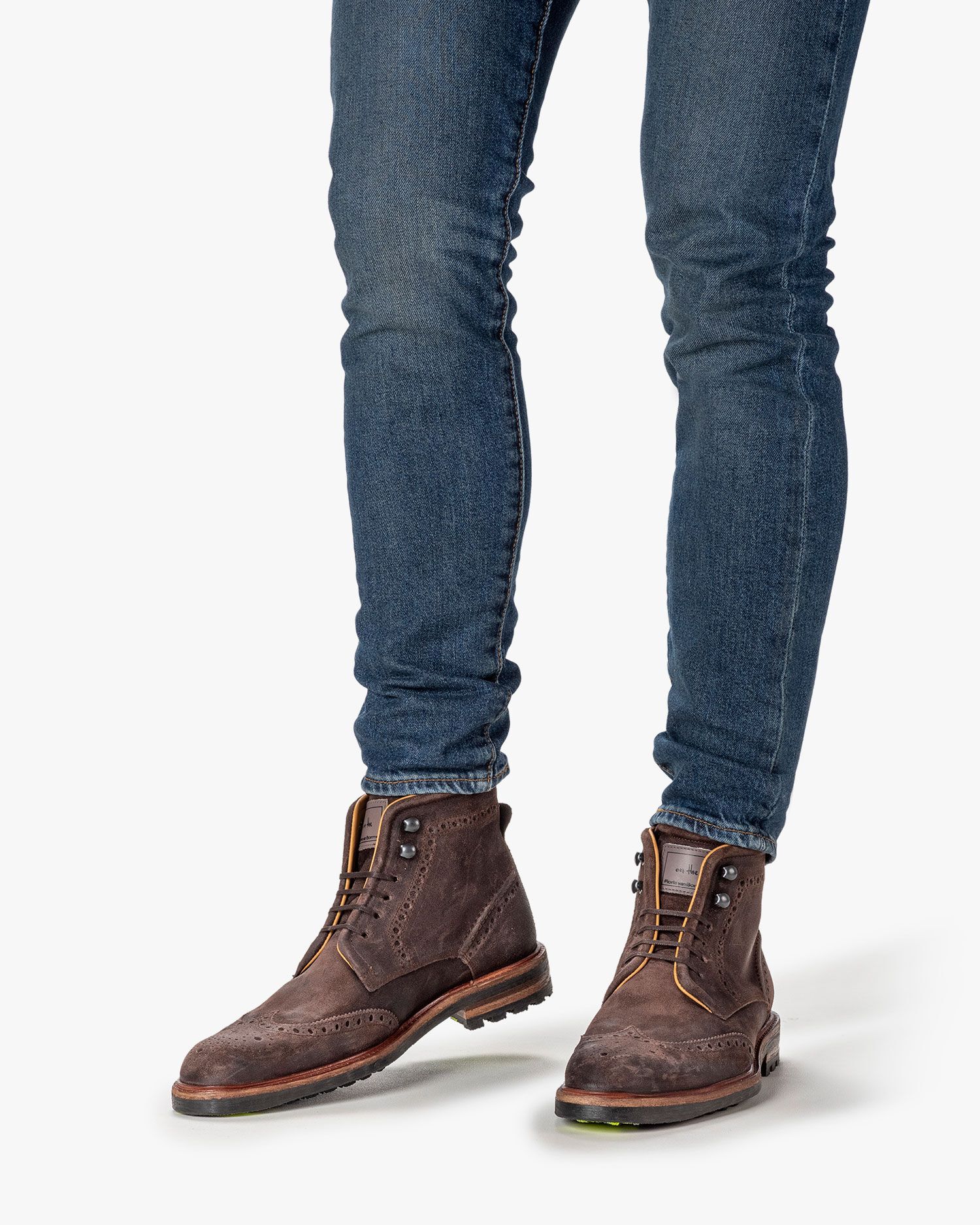 vans chukka boot being worn