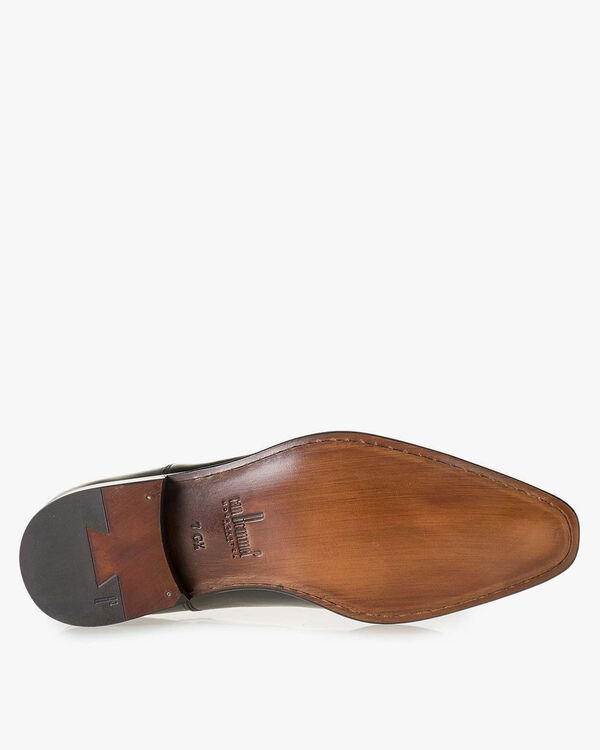 Lace shoe calf leather black