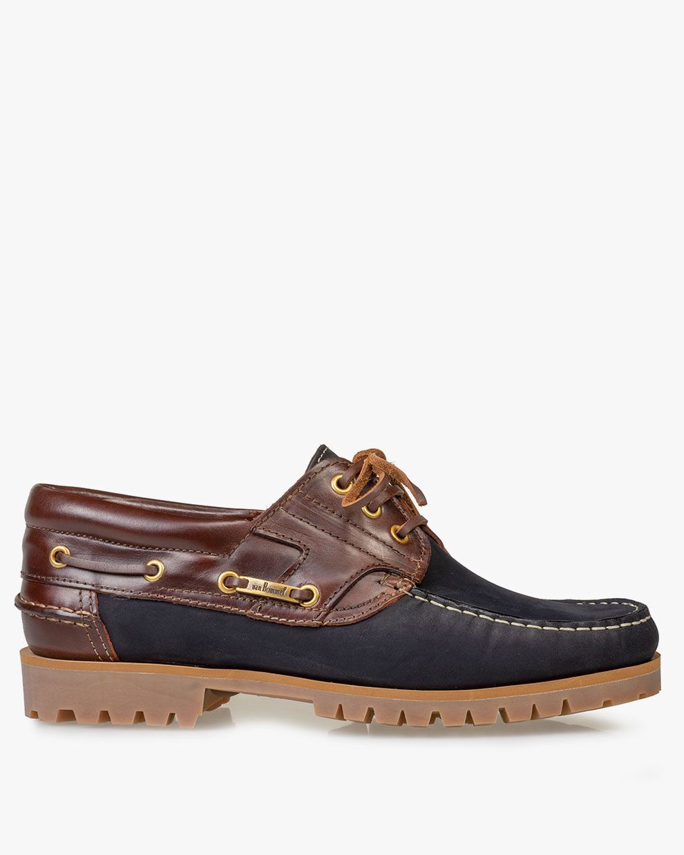 Boat shoes men Boat Shoe 02.05 Red brown Floris van Bommel
