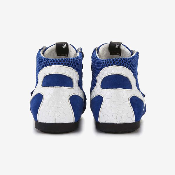 Floris van Bommel cobalt blue suede men's sneaker