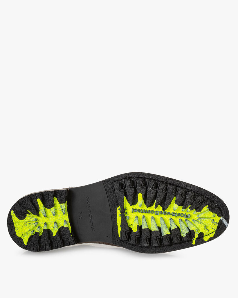 Lace shoe suede taupe