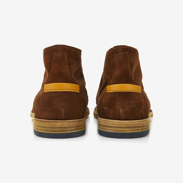 Floris van Bommel cognac suede men's lace-up boot