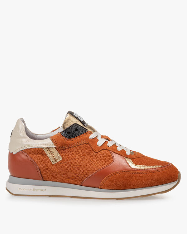 Sneaker suede orange