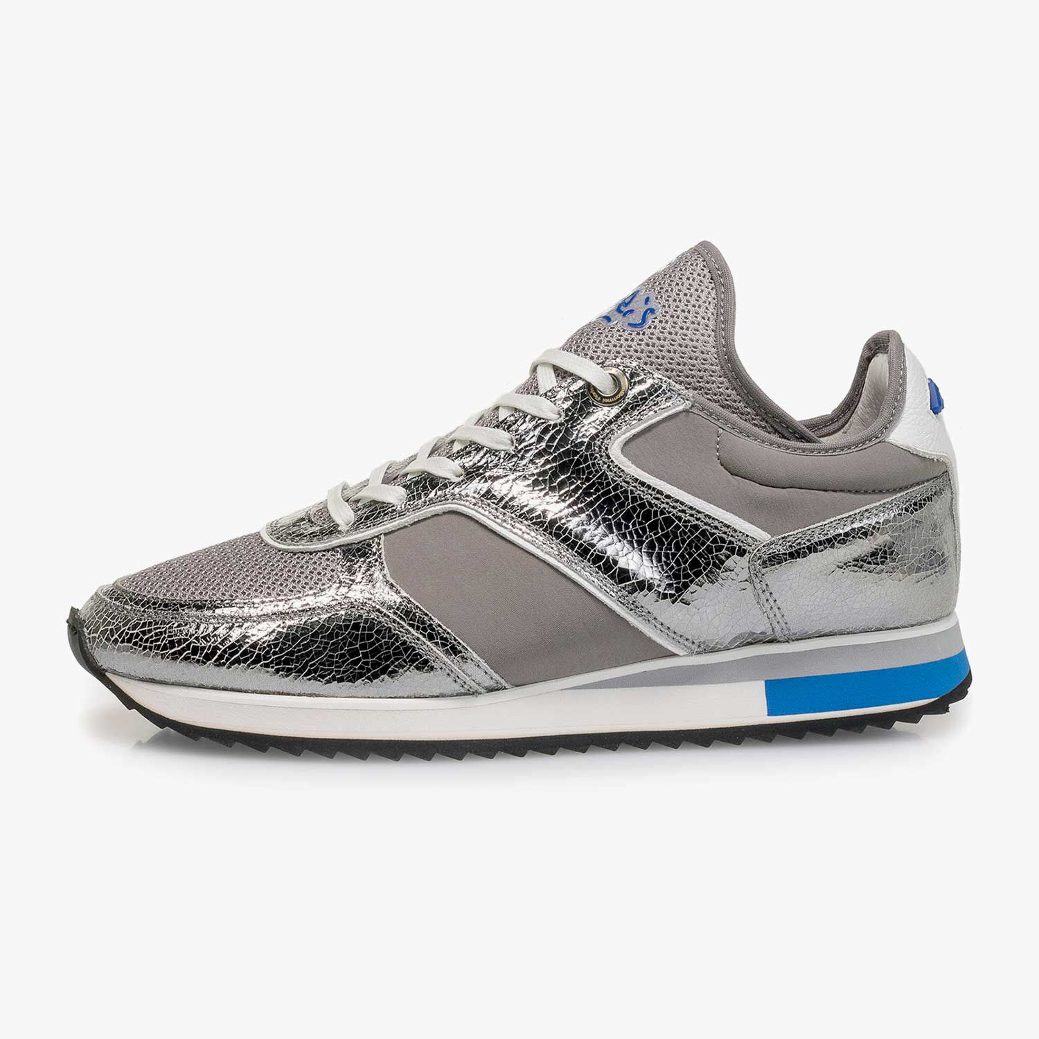 Womens silver metallic sneakers deals