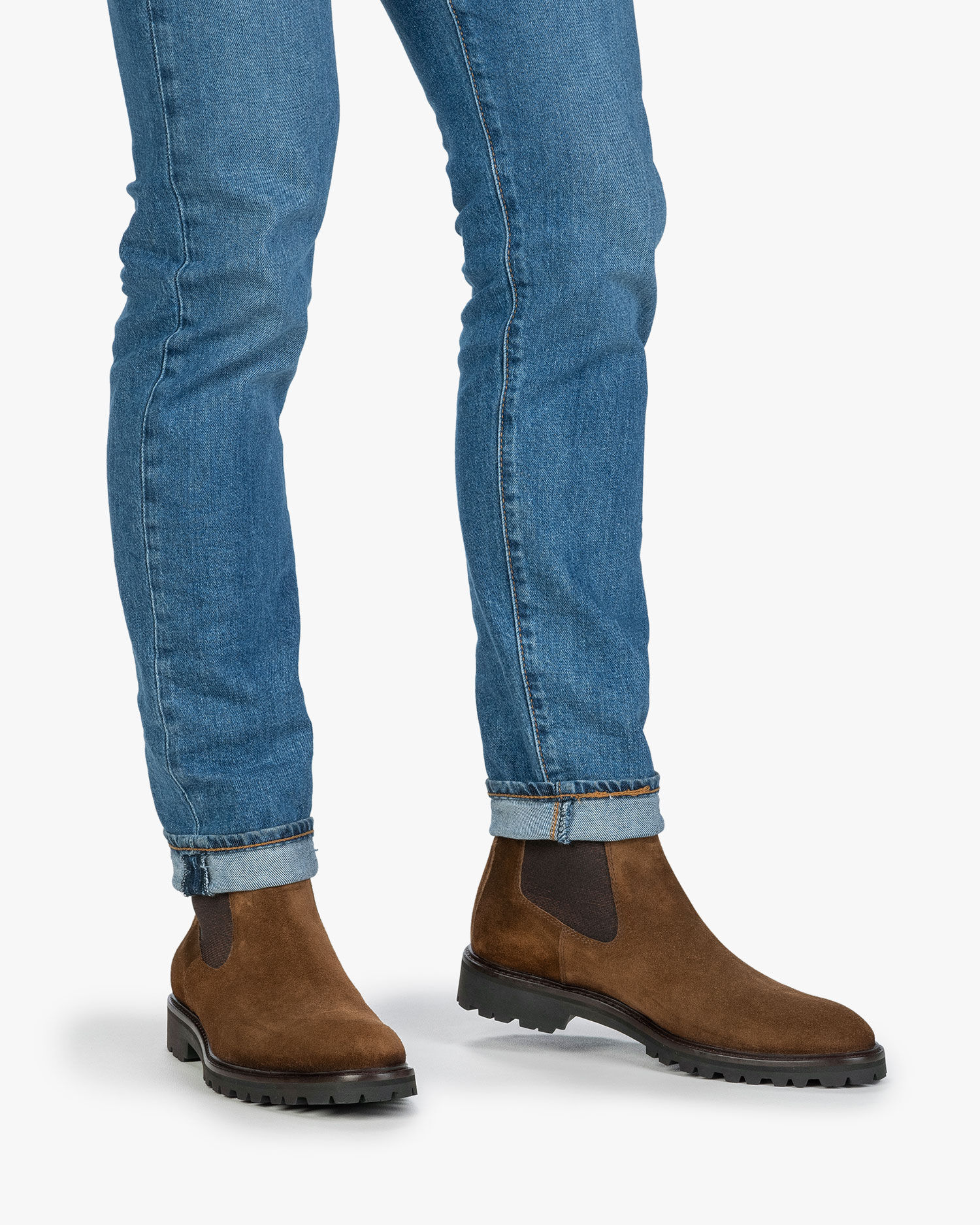 Cognac chelsea boots mens hot sale