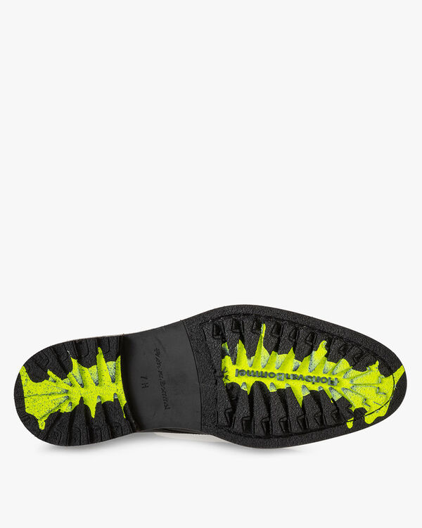 Lace boot leather black