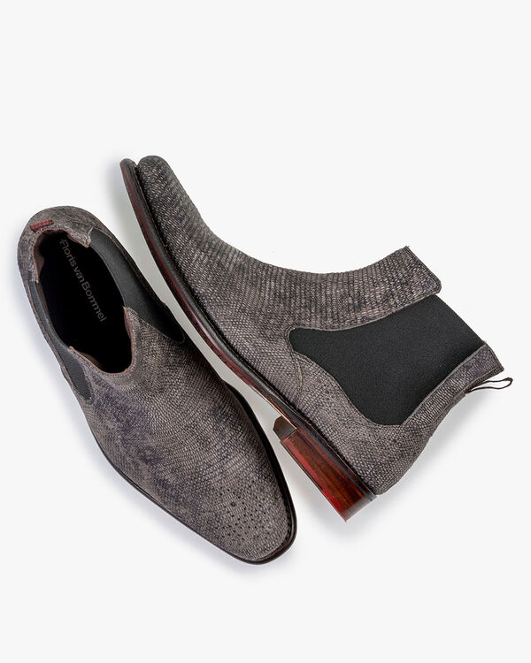 Chelsea boot suede dark grey