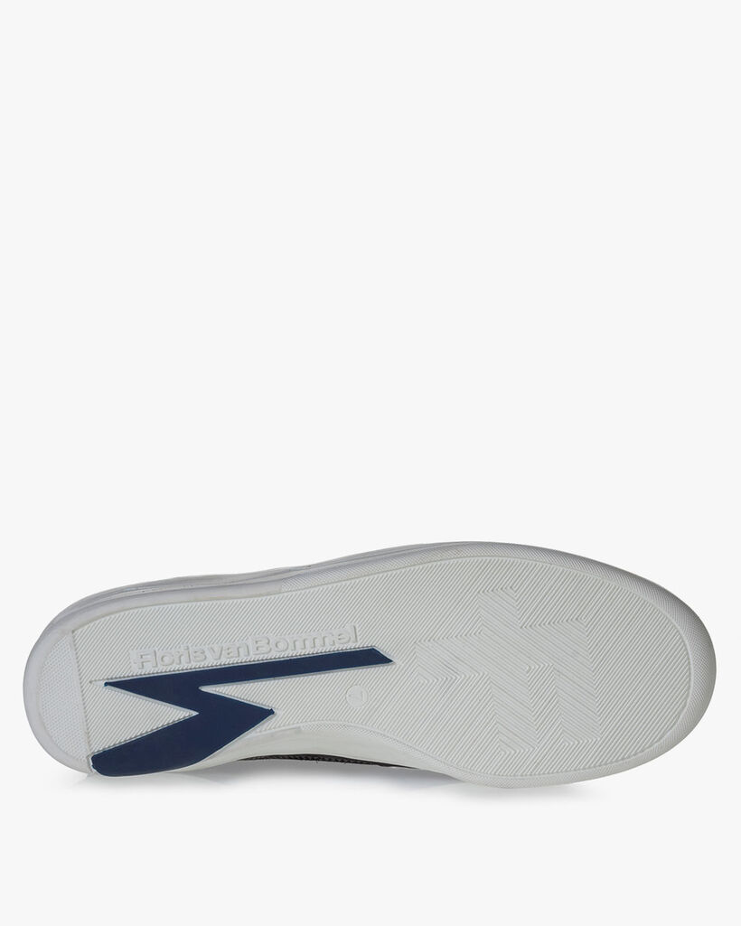 Sneaker nubuck leather dark grey