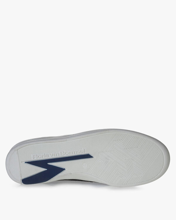 Sneaker nubuck leather dark grey