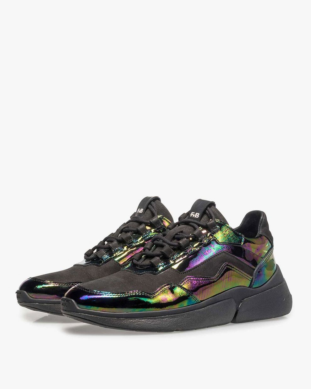 Patent leather hotsell running shoes