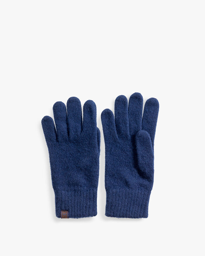 Gloves wool blue