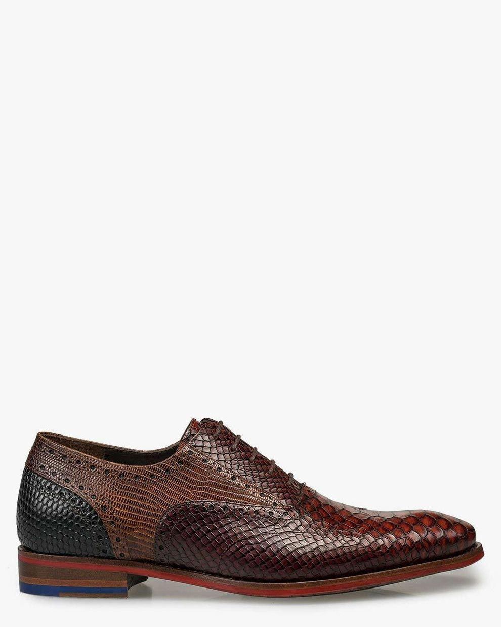Lace up shoes men De Stapper 17.82 Brown Floris van Bommel