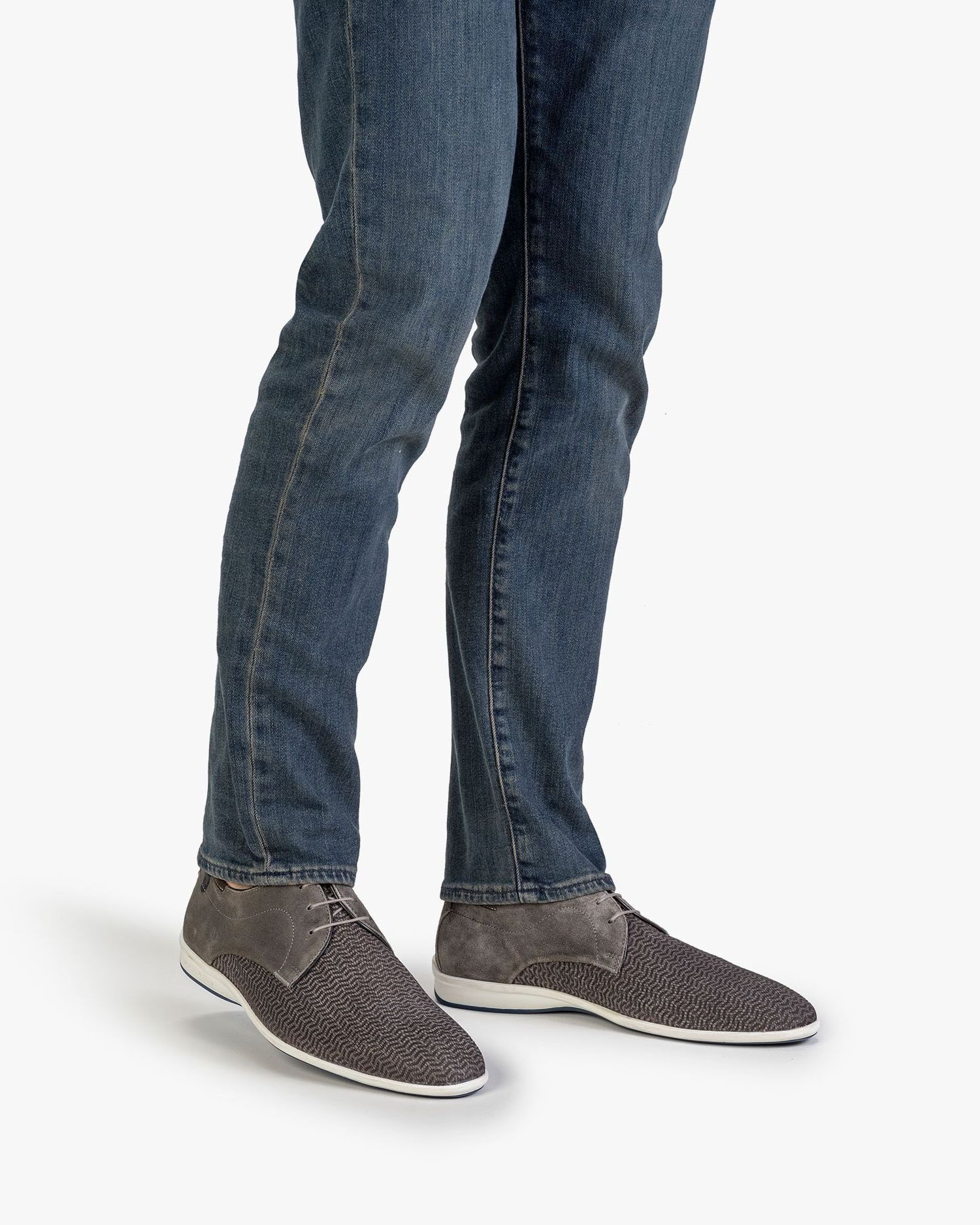 Floris van Bommel 13350 27 Dark Brown Nubuck G+ Wijdte | Nolten